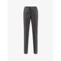 Mouliné wool trousers