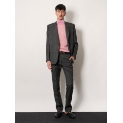 Mouliné wool trousers