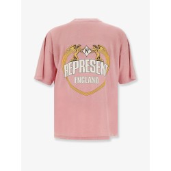 Cotton T-shirt with distressed effect