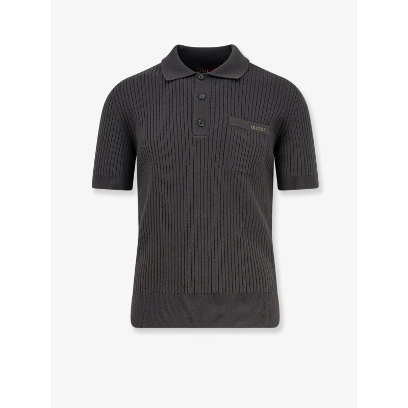 Wool and cashmere polo shirt
