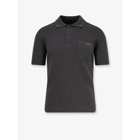 Wool and cashmere polo shirt