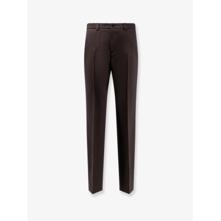 Gabardine wool trousers