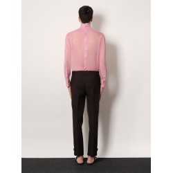 Gabardine wool trousers