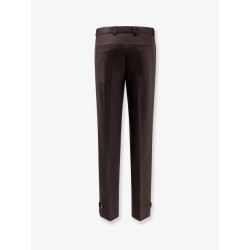 Gabardine wool trousers