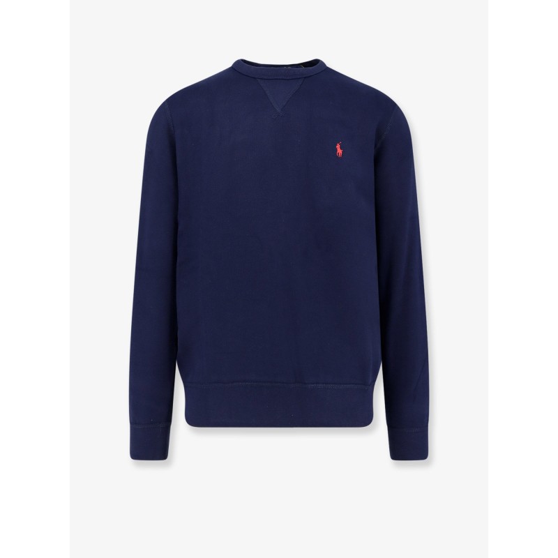 Cotton blend sweatshirt with logo