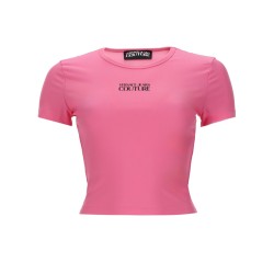 T-SHIRT CROP CON LOGO