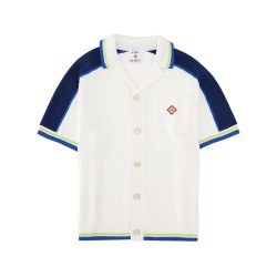 CAMICIA IN CROCHET CON LOGO