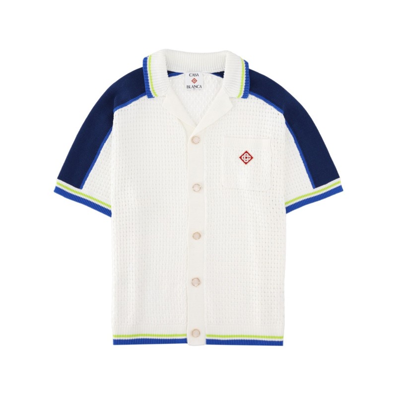 CAMICIA IN CROCHET CON LOGO