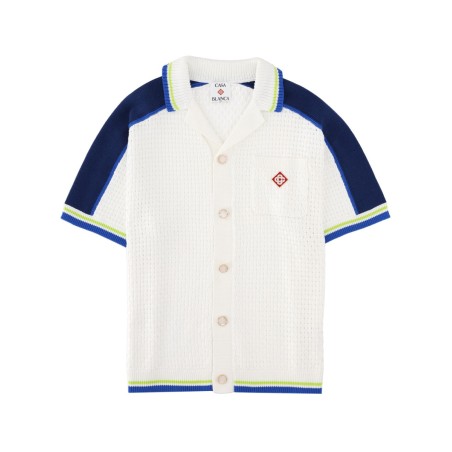 CAMICIA IN CROCHET CON LOGO