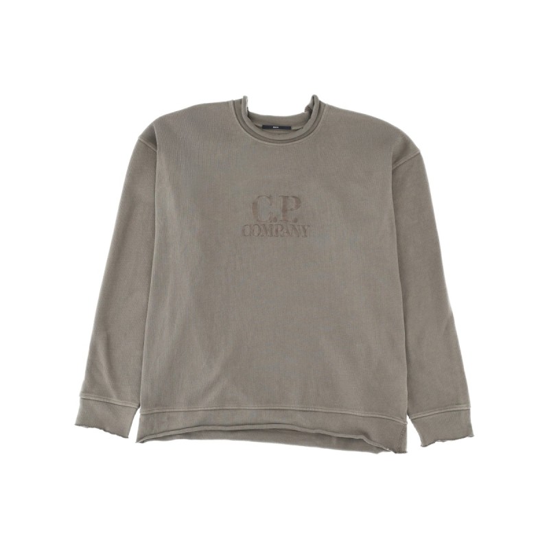 SWEATSHIRT WITH EMBOSSED LOGO
