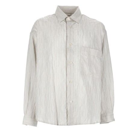 CAMICIA IN COTONE "CRINCKLE"