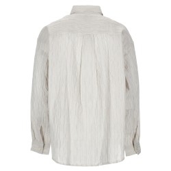 CAMICIA IN COTONE "CRINCKLE"