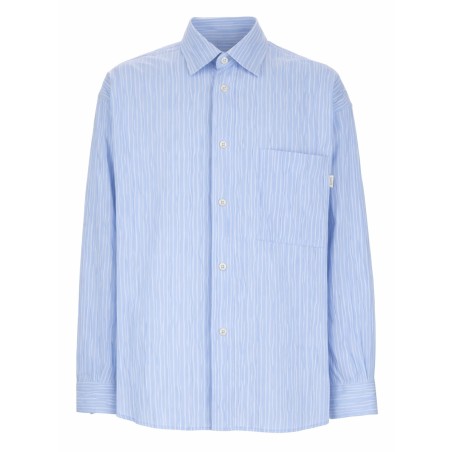 CAMICIA IN COTONE "CRINCKLE"