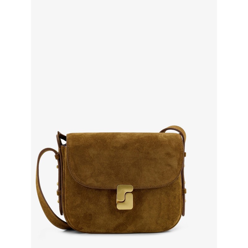 Bellissima Mini suede crossbody bag