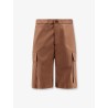 Cotton blend bermuda shorts