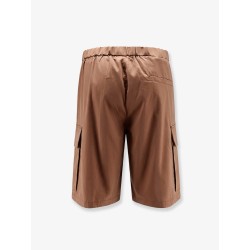 Cotton blend bermuda shorts