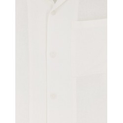 Linen and viscose blend shirt