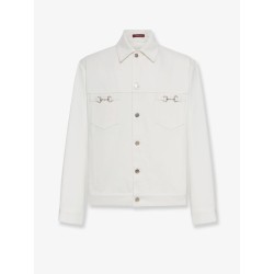White denim jacket