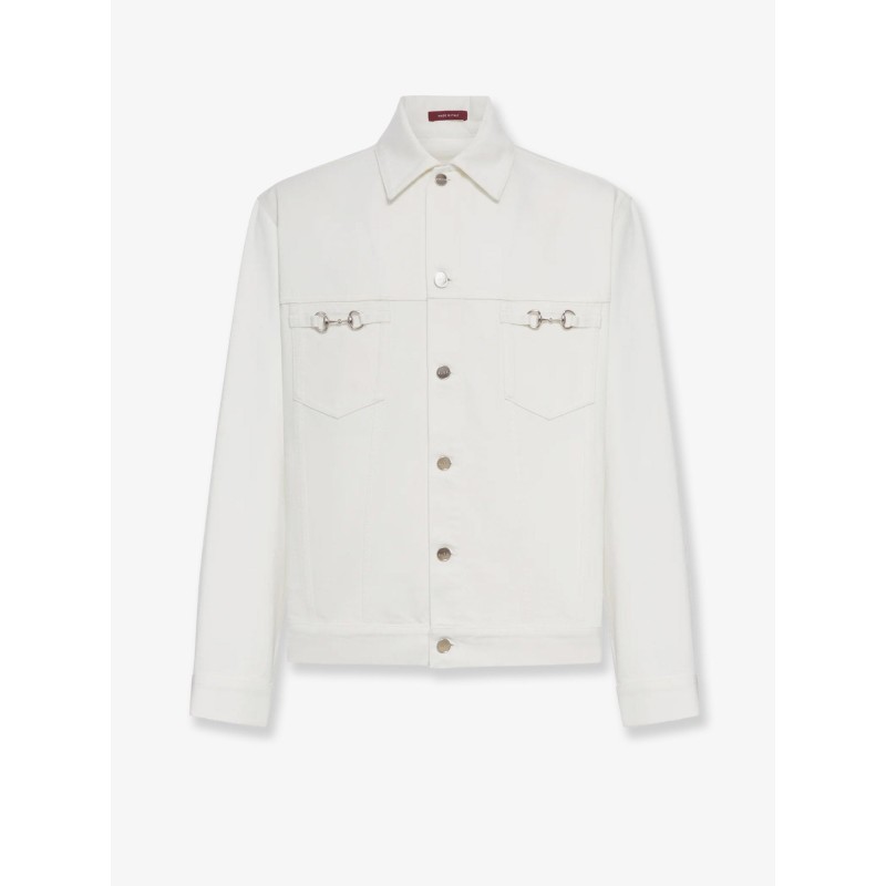 White denim jacket