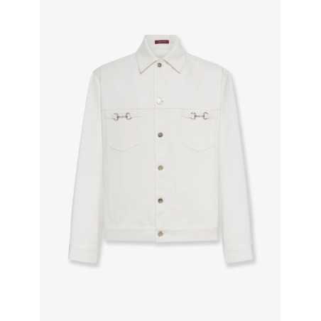 White denim jacket
