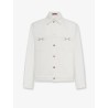White denim jacket