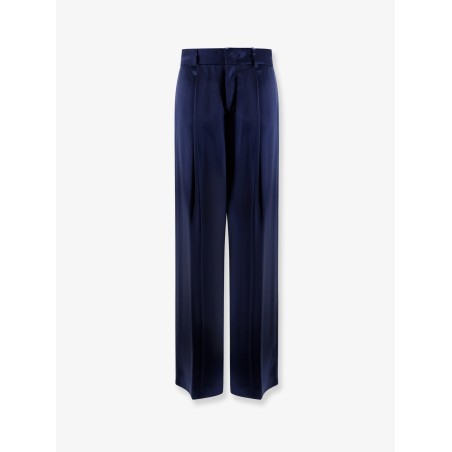 Satin trousers with pinces