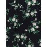 Silk skirt with floral print