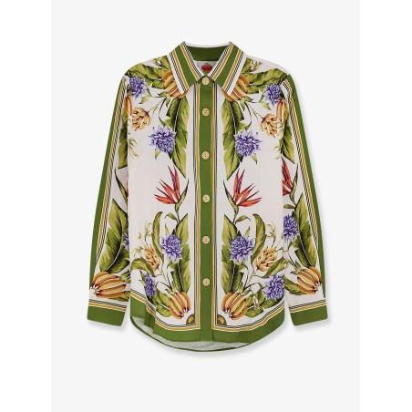 Tropical linen and viscose