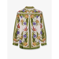 Tropical linen and viscose