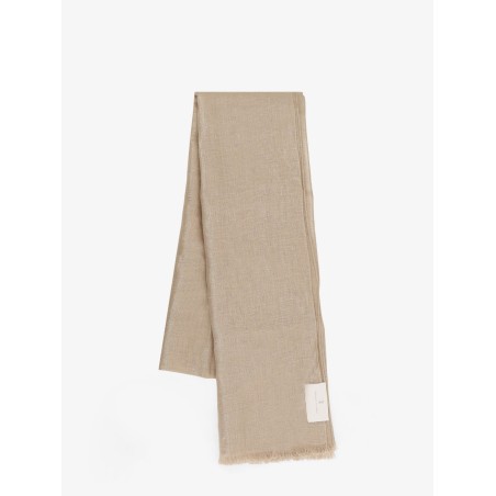 Linen lurex scarf