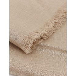 Linen lurex scarf