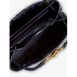 Andiamo leather shoulder bag with Intrecciato motif