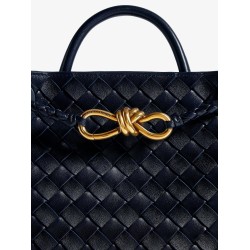 Andiamo leather shoulder bag with Intrecciato motif