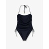 Stretch jersey one-piece swimsuit