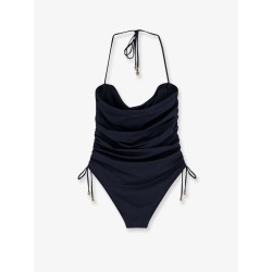 Stretch jersey one-piece swimsuit