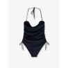 Stretch jersey one-piece swimsuit
