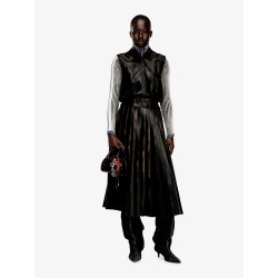 G-Inko faux leather sleeveless jacket