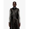 G-Inko faux leather sleeveless jacket
