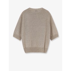 Linen and cotton sweater