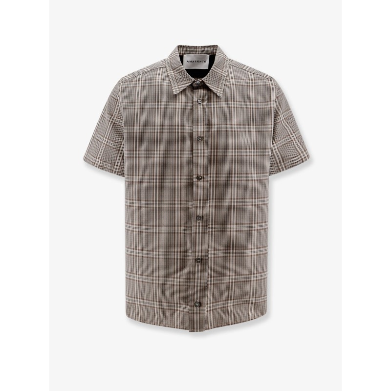 Madras cotton blend shirt