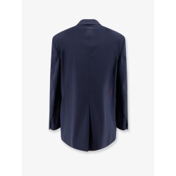 Virgin wool blend blazer