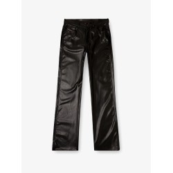P-Lain faux-leather trousers