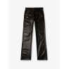 P-Lain faux-leather trousers