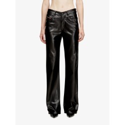 P-Lain faux-leather trousers