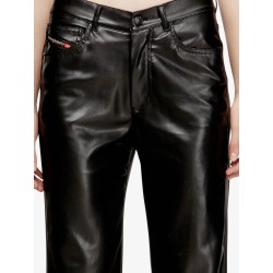 P-Lain faux-leather trousers