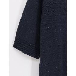 Linen and cotton sweater