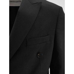 Virgin wool blend blazer