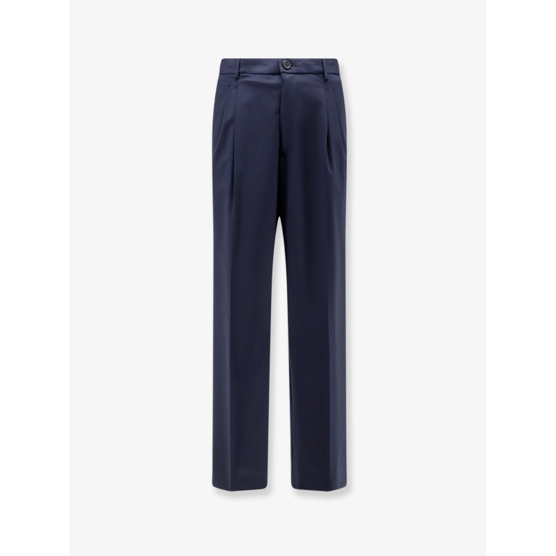 Virgin wool blend trousers
