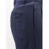 Virgin wool blend trousers