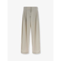 Iven silk and nylon trousers